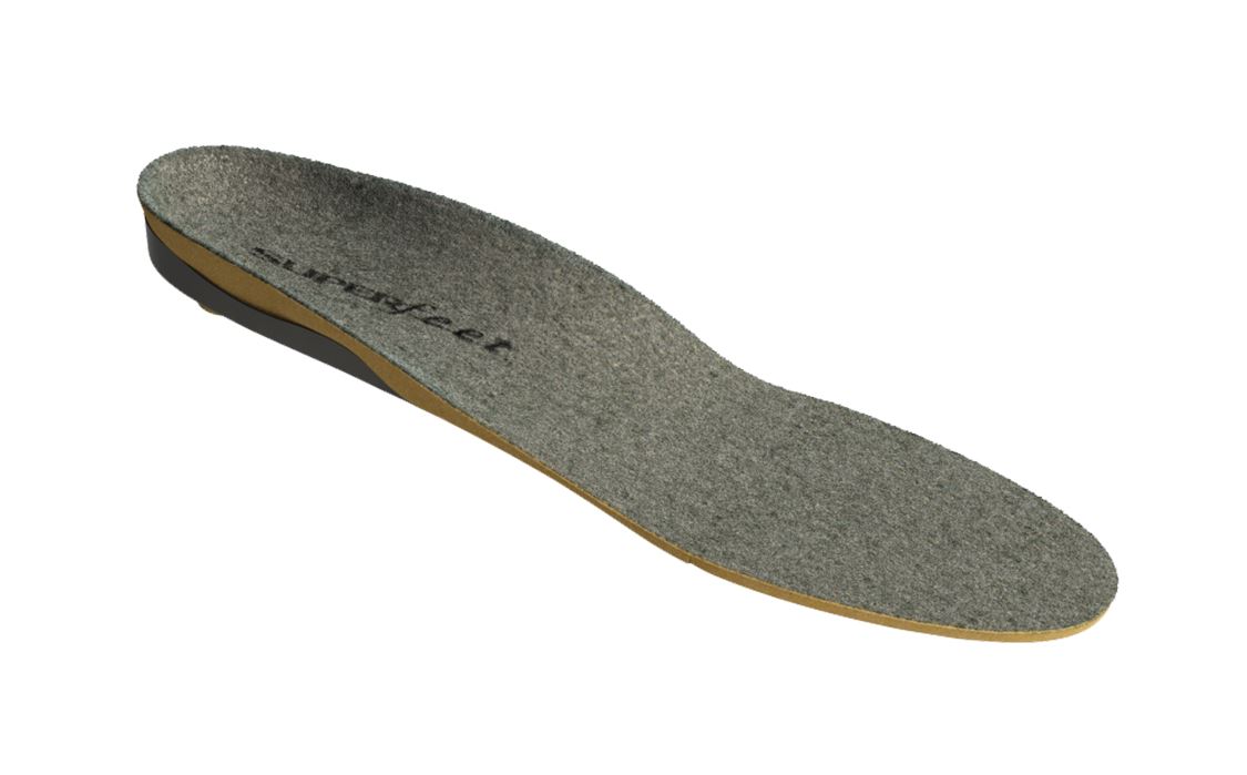 Superfeet Merino Grey Insoles Arch Support Stabalizing Multiple sizes 